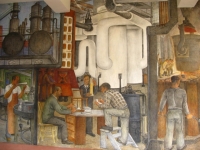 Industries of California, Fresko von Ralph Stackpole (1933/34) im Coit Tower.